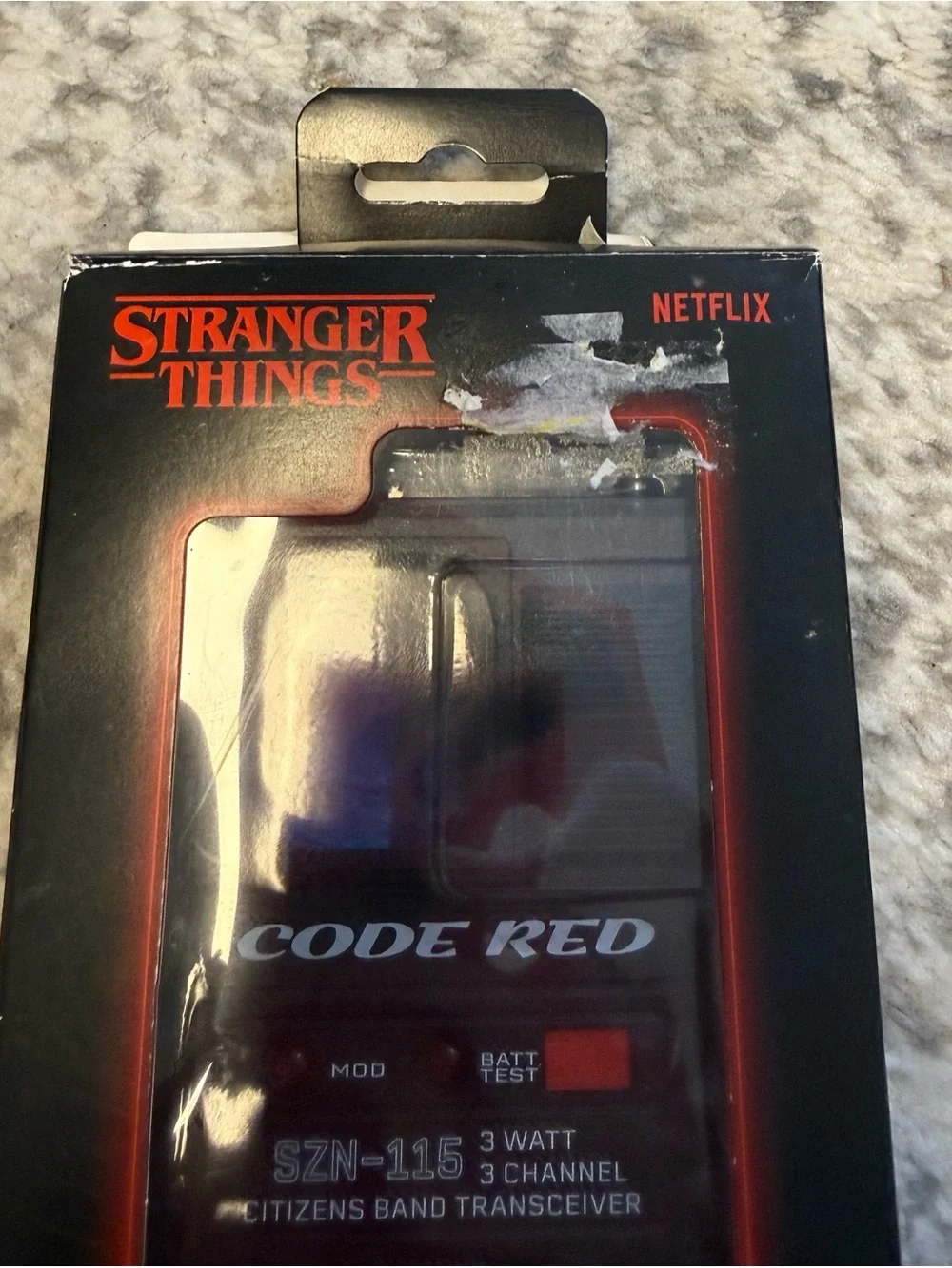 Stranger Things Code Red Walkie Talkie iPhone 16 Pro Case w/ Box Netflix